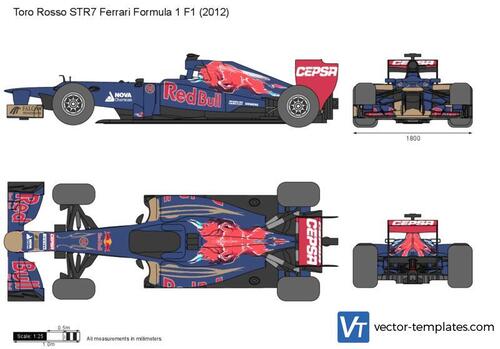 Toro Rosso STR7 Ferrari Formula 1 F1