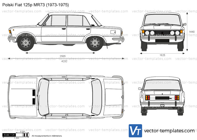 Polski Fiat 125p MR73