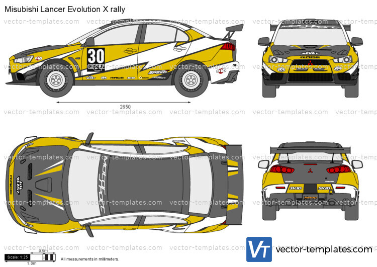 Misubishi Lancer Evolution X rally