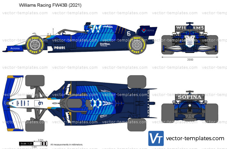 Williams Racing FW43B F1 Formula 1