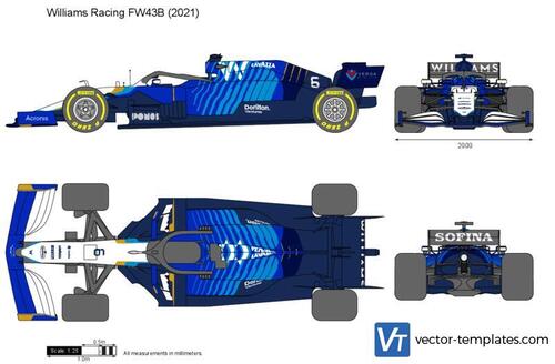 Williams Racing FW43B F1 Formula 1