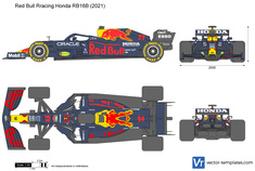 Red Bull Racing Honda RB16B F1 Formula 1