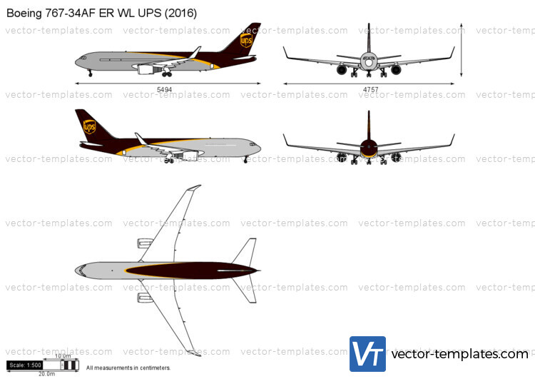 Boeing 767-34AF ER WL UPS