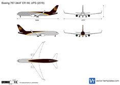 Boeing 767-34AF ER WL UPS