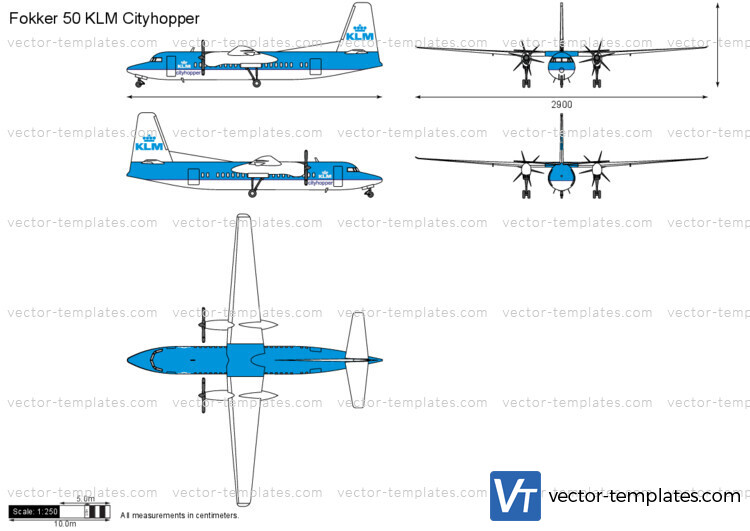 Fokker 50 KLM Cityhopper