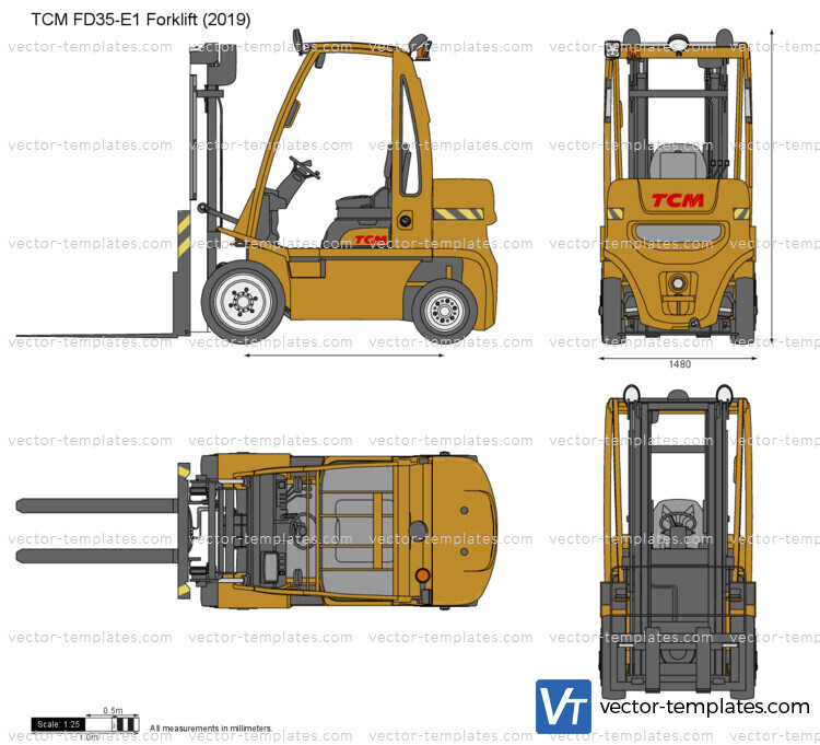 TCM FD35-E1 Forklift