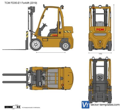 TCM FD35-E1 Forklift