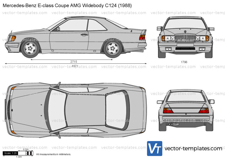 Mercedes-Benz E-class Coupe AMG Widebody C124