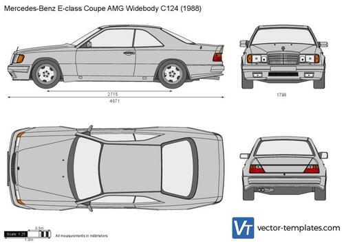 Mercedes-Benz E-class Coupe AMG Widebody C124