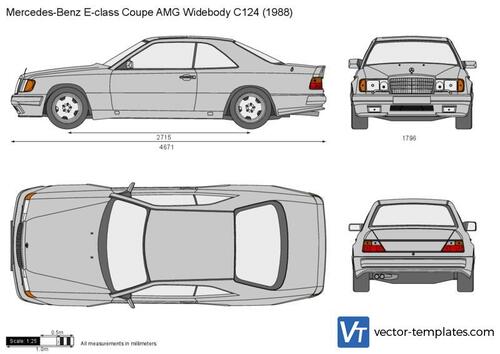 Mercedes-Benz E-class Coupe AMG Widebody C124