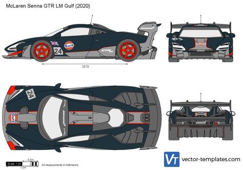 McLaren Senna GTR LM Gulf