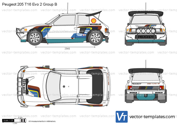 Peugeot 205 T16 Evo 2 Group B