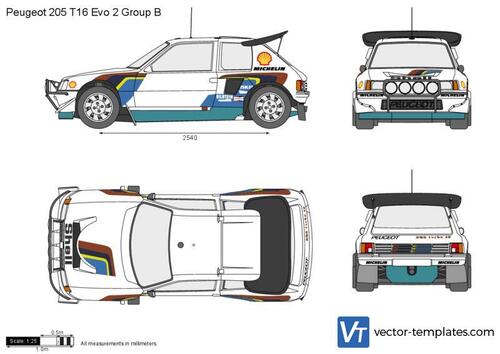 Peugeot 205 T16 Evo 2 Group B