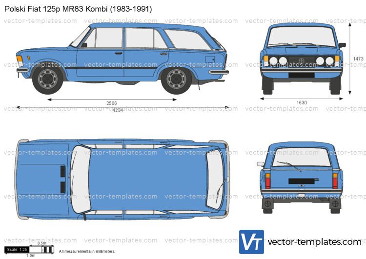 Polski Fiat 125p MR83 Kombi