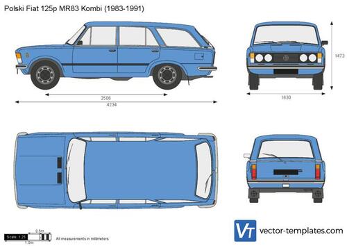 Polski Fiat 125p MR83 Kombi