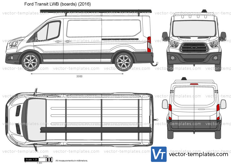 Ford Transit LWB (boards)