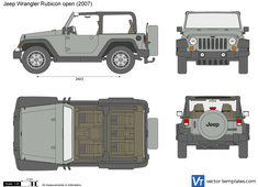 Jeep Wrangler Rubicon open