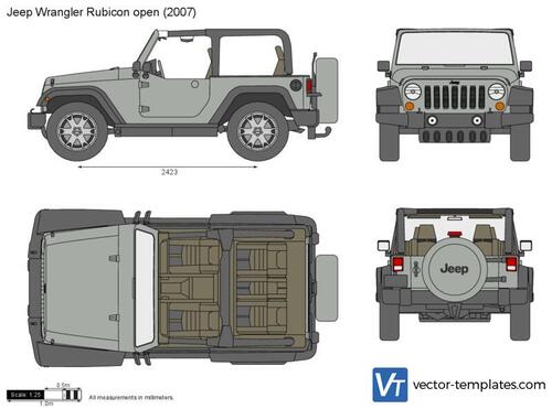 Jeep Wrangler Rubicon open