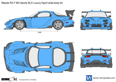 Mazda RX-7 BN Sports BLS Luxury Sport wide body kit