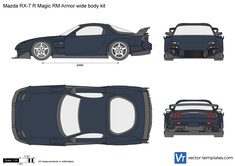 Mazda RX-7 R Magic RM Armor wide body kit