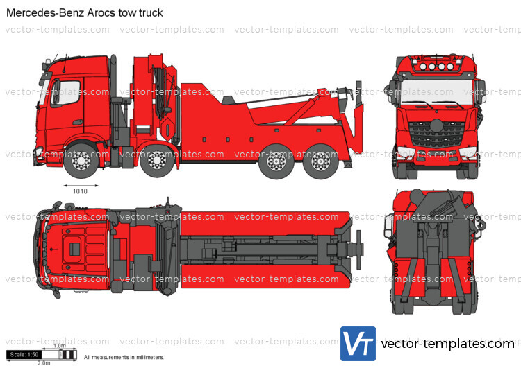 Mercedes-Benz Arocs tow truck