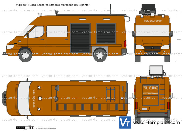 Vigili dek Fuoco Soccorso Stradale Mercedes-BAI Sprinter