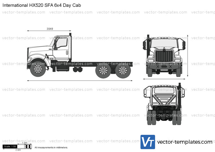 International HX520 SFA 6x4 Day Cab