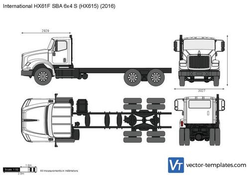 International HX61F SBA 6x4 S (HX615)