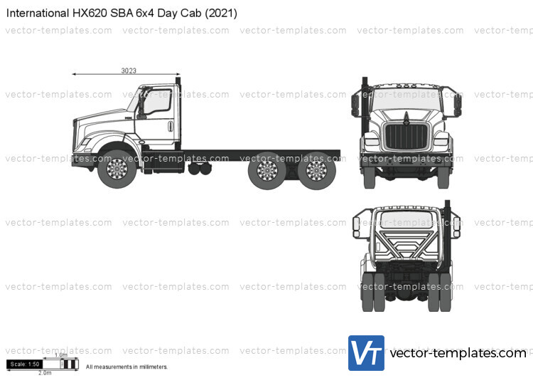 International HX620 SBA 6x4 Day Cab