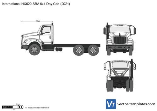 International HX620 SBA 6x4 Day Cab