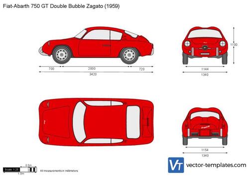 Fiat-Abarth 750 GT Double Bubble Zagato