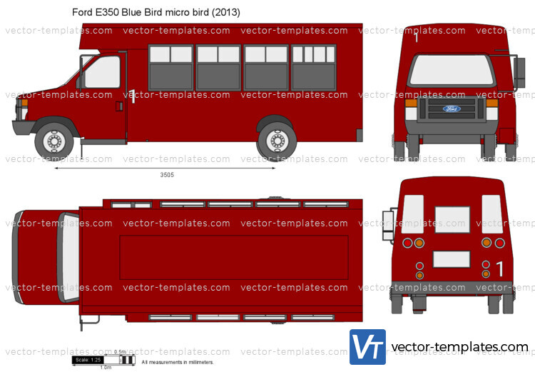 Ford E350 Blue Bird micro bird