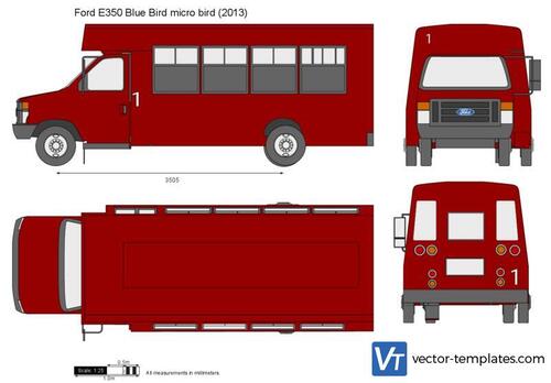 Ford E350 Blue Bird micro bird