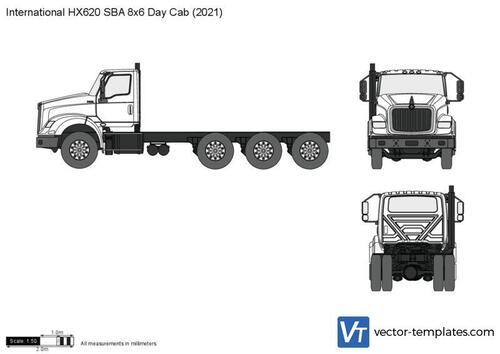 International HX620 SBA 8x6 Day Cab