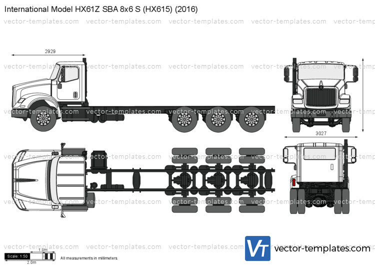 International Model HX61Z SBA 8x6 S (HX615)