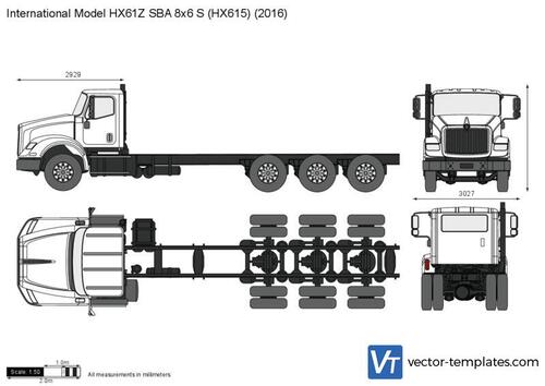 International Model HX61Z SBA 8x6 S (HX615)