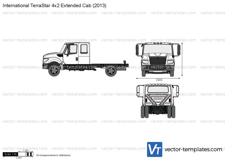 International TerraStar 4x2 Extended Cab