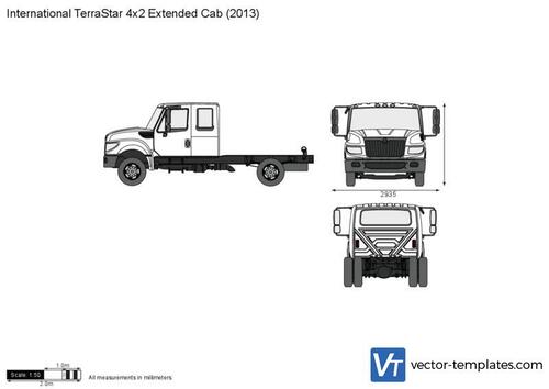 International TerraStar 4x2 Extended Cab