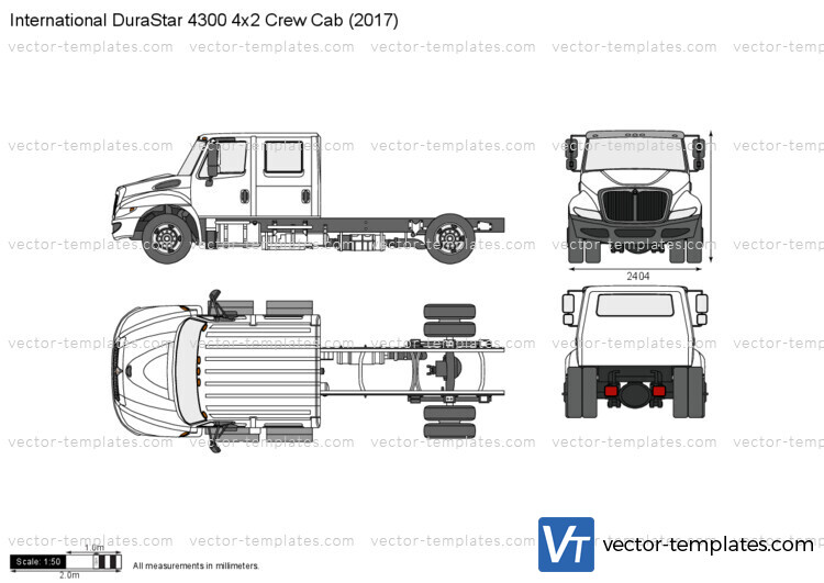 International DuraStar 4300 4x2 Crew Cab