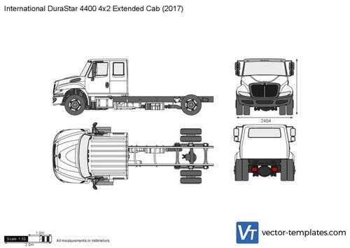 International DuraStar 4400 4x2 Extended Cab