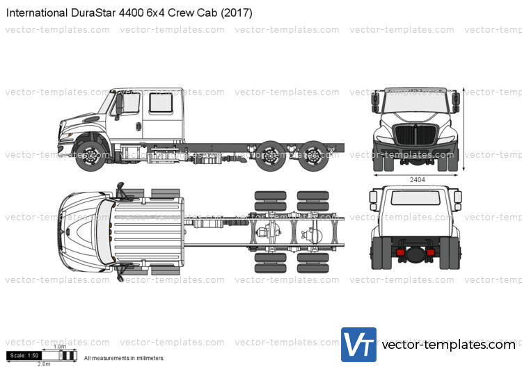 International DuraStar 4400 6x4 Crew Cab