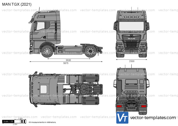 Templates - Trucks - MAN - MAN TGX