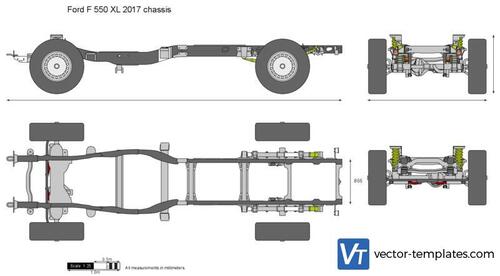 Ford F 550 XL chassis