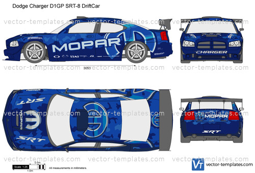 Dodge Charger D1GP SRT-8 DriftCar