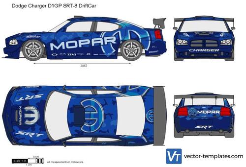 Dodge Charger D1GP SRT-8 DriftCar