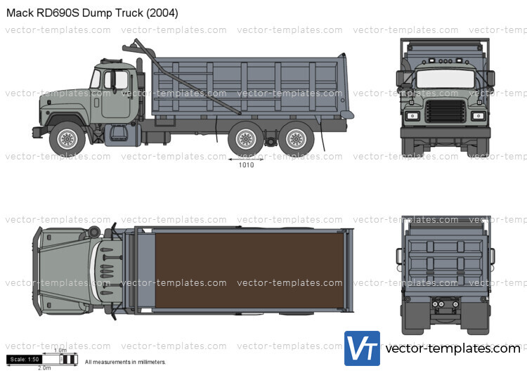 Mack RD690S Dump Truck