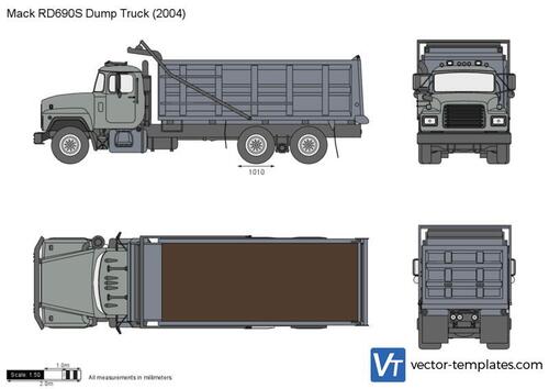 Mack RD690S Dump Truck