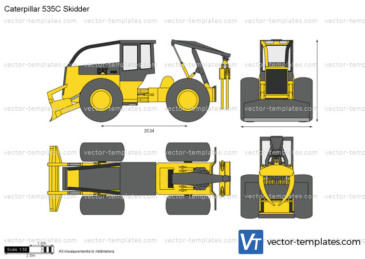 Caterpillar 535C Skidder