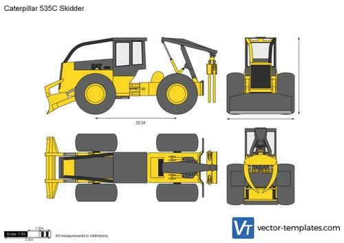 Caterpillar 535C Skidder