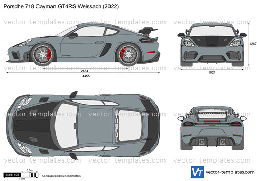 Porsche 718 Cayman GT4RS Weissach